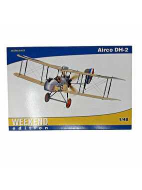 2000s Eduard Airco DH.2 1/48 Weekend Edition WWI Aircraft Model Kit NOS Sealed